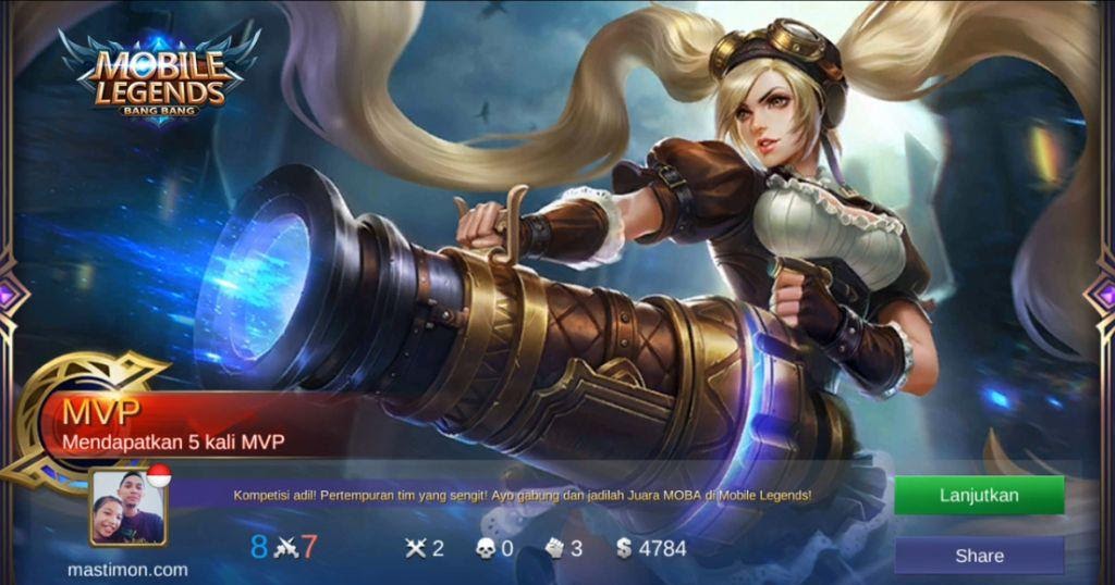 5 Cara  menggunakan  Hero  LAYLA game ML dan mendapatkan MPV 