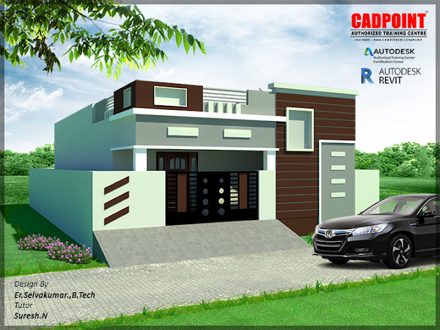 Our Cadpoint student selvakumar done this project on revit architecture Tutor : Suresh. N  #CAD#REVIT #vray# #CAD#CADPOINT #catia #creo #solidworks #electrical #hvac #Fire #fighting #cad