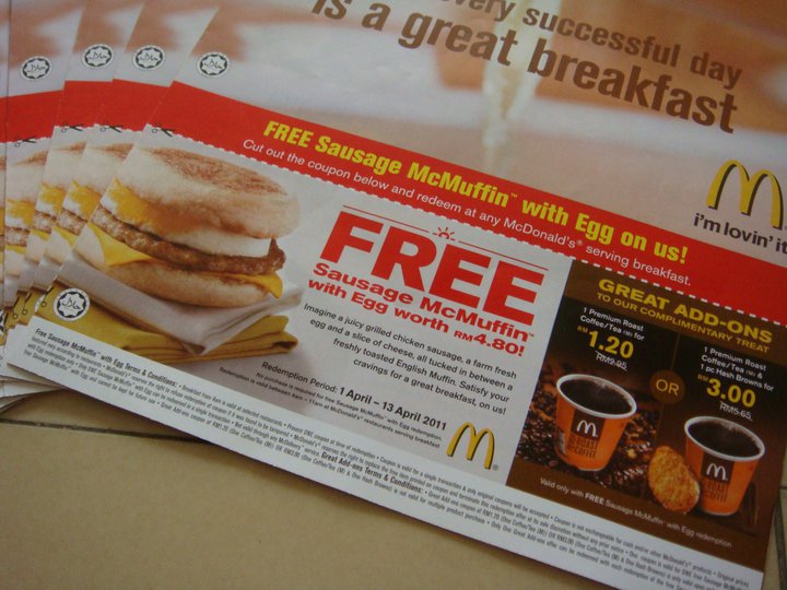 mcdonalds free coupons 2011. How to get the free coupon(s):