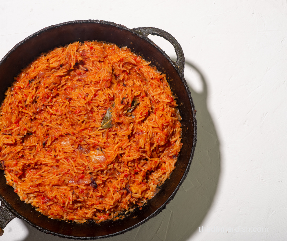 Tomato Rice With Crispy Cheddar