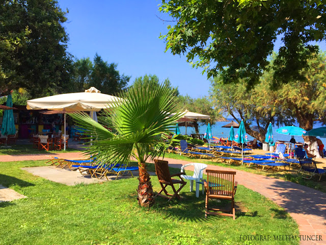 Lesvos island petalidi beach