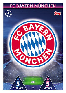 Match Attax UEFA Champions League 2018 2019 FC Bayern München Set