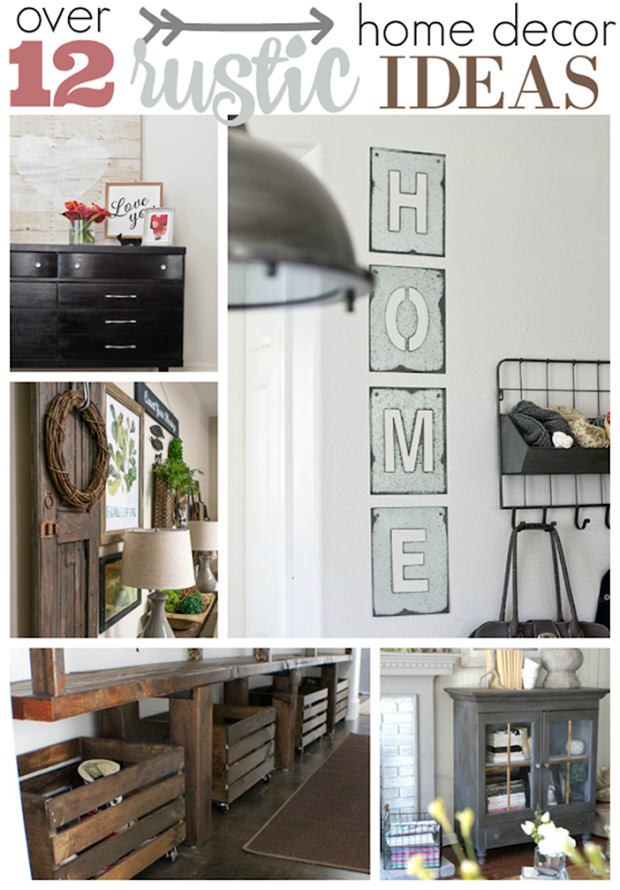 Over 12 Rustic Home Decor Ideas at GingerSnapCrafts.com #rustic #industrial #homedecor_thumb[2]