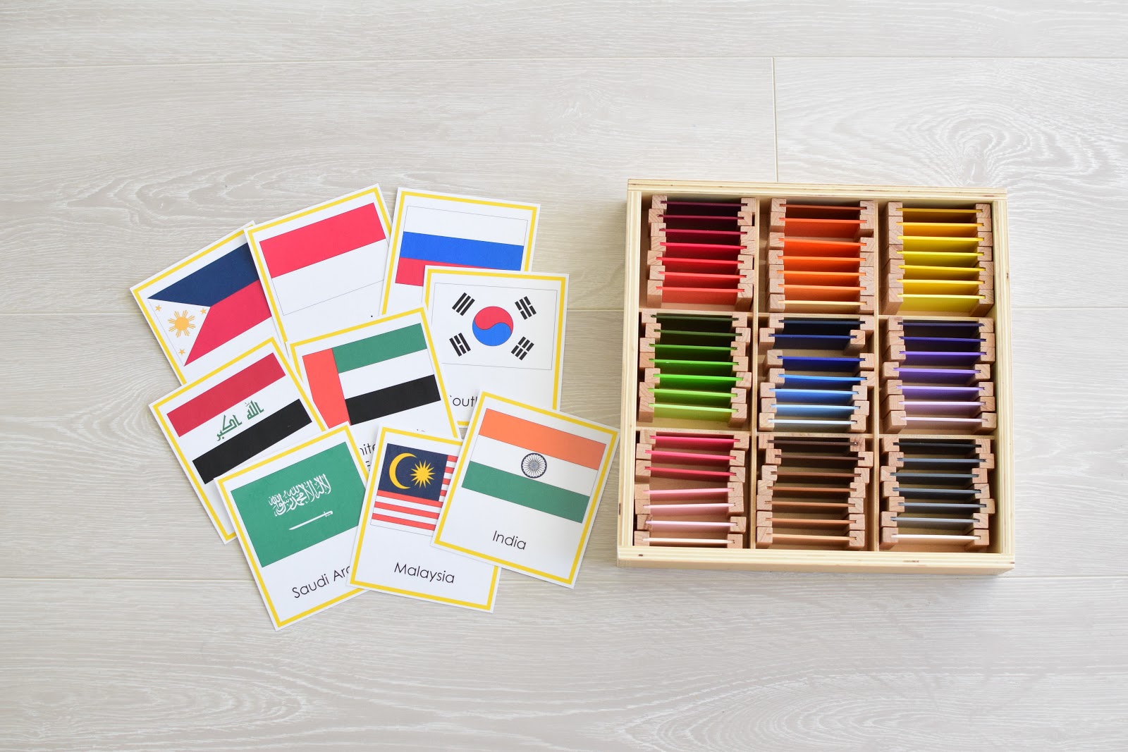 Asia Study for Kids: Flags and their colors