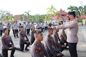 Upacara Tradisi Penyambutan Bintara Remaja Diktuk Brigadir Polri T.A. 2022 Polres Pulpis