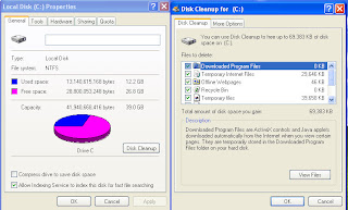 Disk Cleanup in windows OS