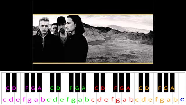 I Still Haven't Found What I'm Looking For by U2 Piano / Keyboard Easy Letter Notes for Beginners