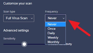 Cara Scan Otomatis Avast Terjadwal