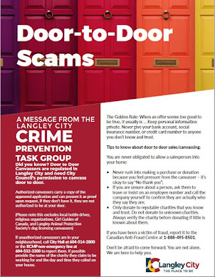 Door to Door Scams