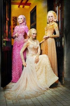 45 Model Kebaya Gamis Brokat Modern Trend Anak Muda 