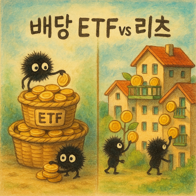배당 ETF와 리츠(REITs)의 배당 차이점