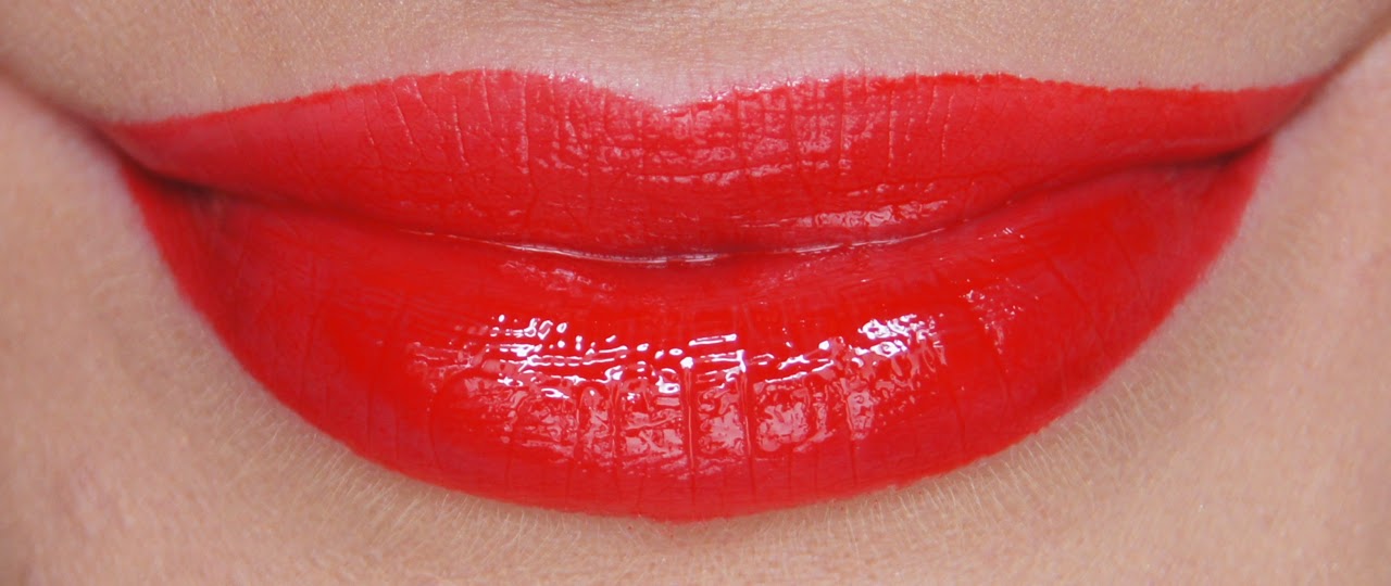 bourjois rouge edition aqua lacquer 05 red my lips swatch