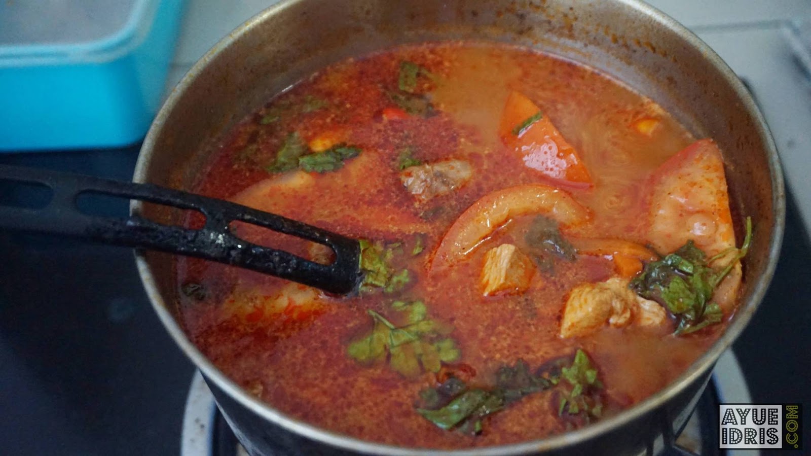 Resepi Mudah  Tomyam Merah Ala Thai Sedap - Ayue Idris