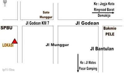 Rumah Dijual Di Perum Griya Palem Hijau, Jl Godean Jogja 