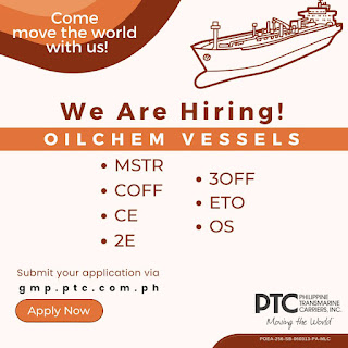 chemical tanker vessel job