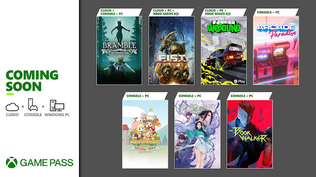 xbox game pass 2023 need for speed unbound nfs bookwalker bramble the mountain king fist forged in shadow torch story of seasons friends of mineral town arcade paradise sword and fairy together forever xgp xb1 xsx pc android