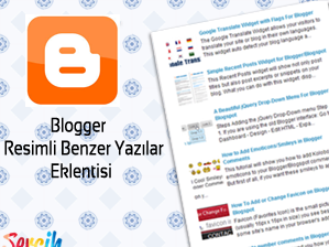 Blogger Resimli Benzer Yazılar