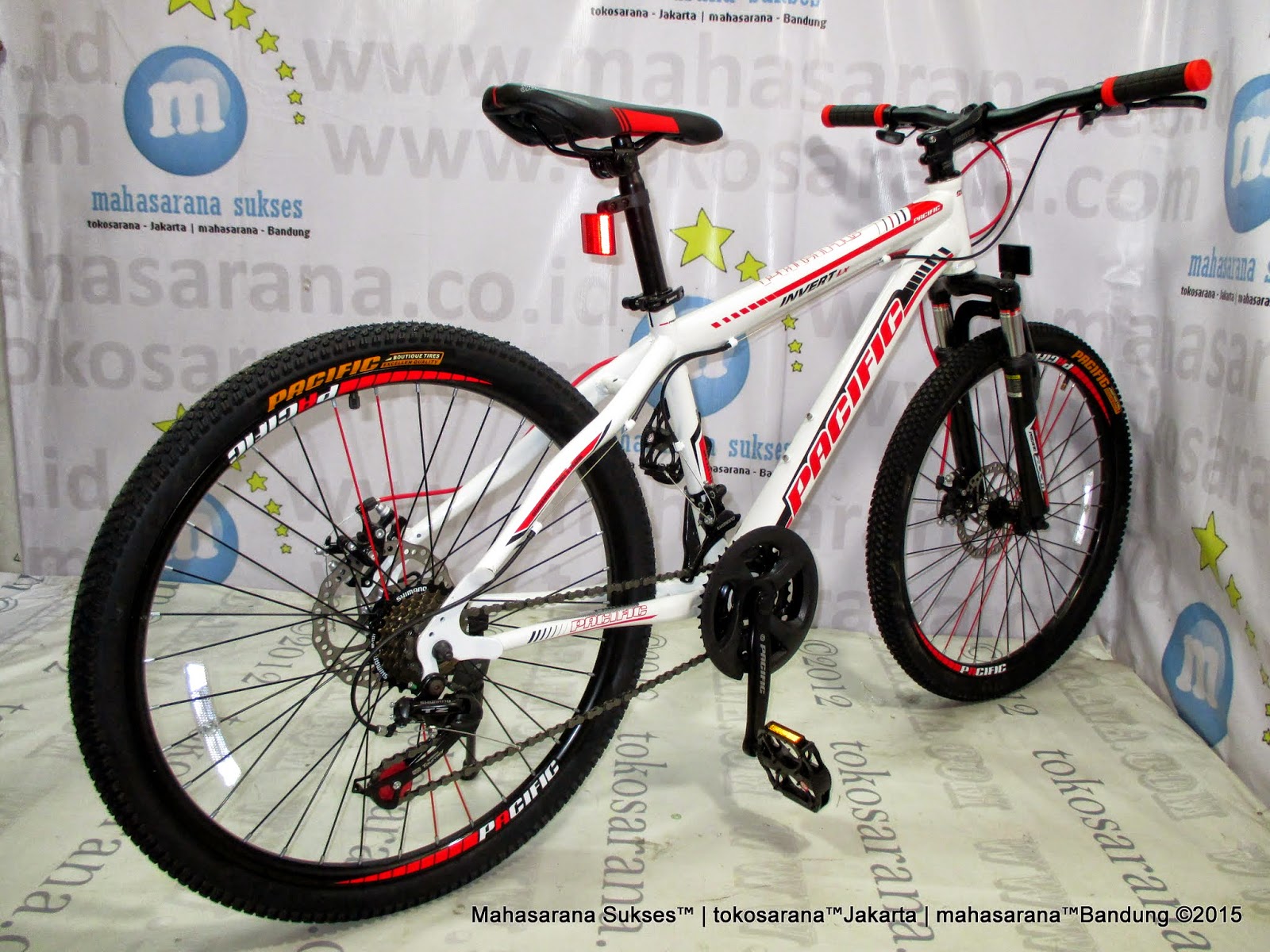  Sepeda  Gunung  Remaja Pacific  Invert LX 21 Speed 24 Inci 