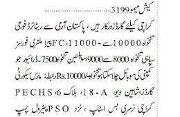 Security Jobs In Karachi 14th December 2011