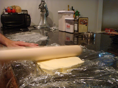 flattening butter for puff pastry