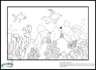 goldfish coloring pages