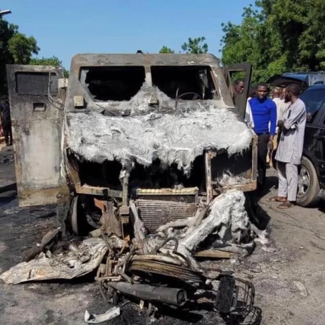 Three policemen, others burnt to death in Kebbi bullion van accident