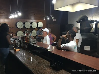 tasting bar at Mount Gay Rum Visitor Experience on Barbados