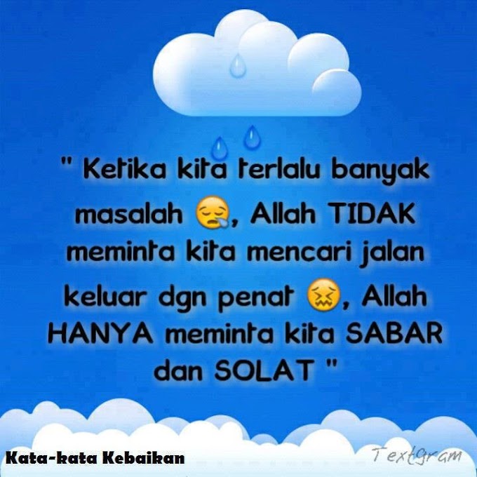 RENUNGAN : SABAR & SOLAT