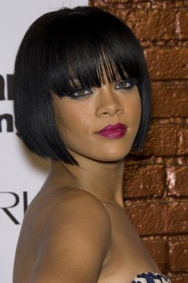 rihanna short bob hairstyles