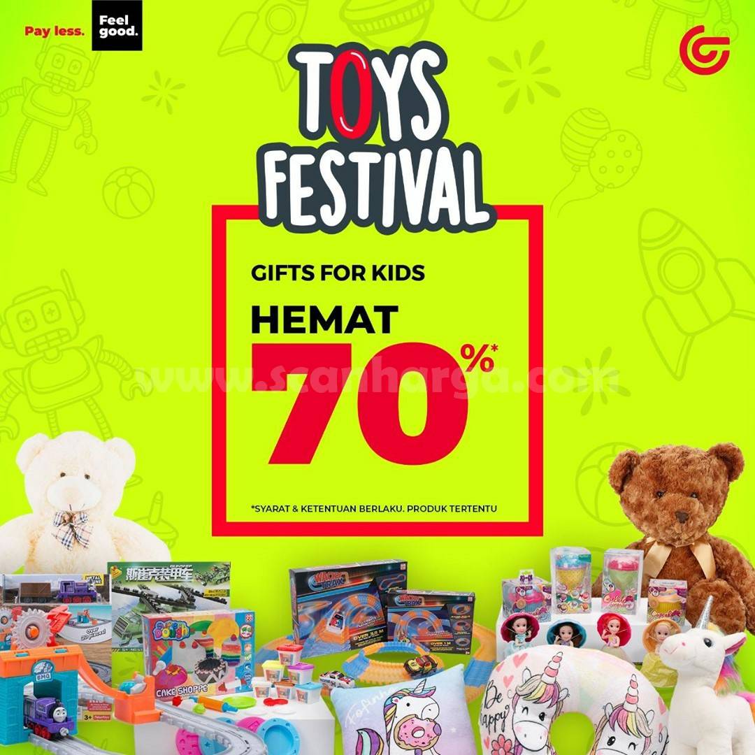 MATAHARI Department Store TOYS FESTIVAL – Gift For Kids HEMAT hingga 70%*