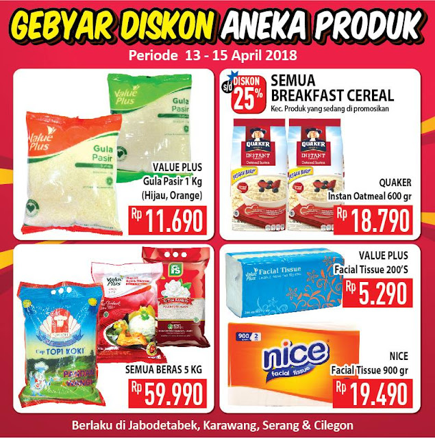 Harga Promo HYPERMART JSM Akhir Pekan 13 - 15 April 2018