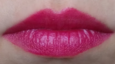 vibrant cool toned pink lipstick