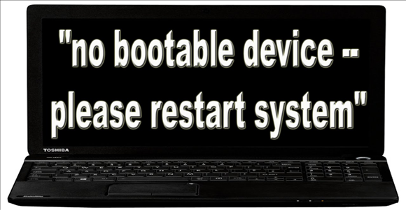 الشرح 1047 حل مشكلة لا يوجد جهاز للاقلاع No Boot Device Available