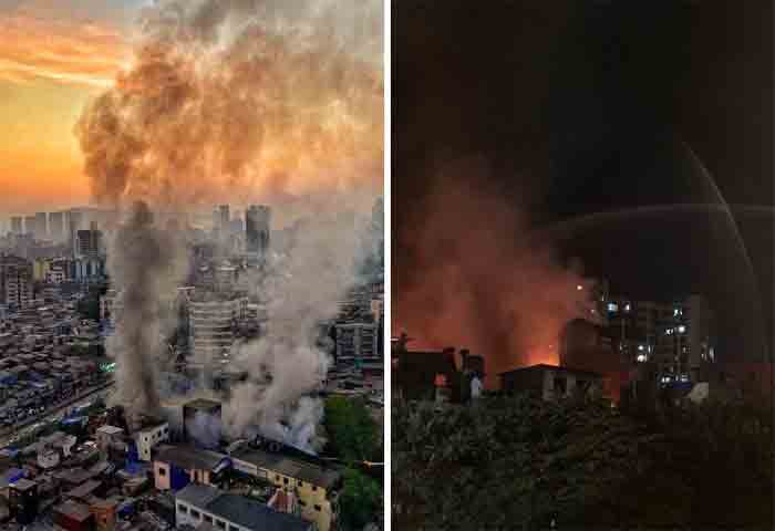 News,National,India,Mumbai,Fire,Traffic,Top-Headlines,Latest-News, Fire breaks out in Dharavi's Kamla Nagar