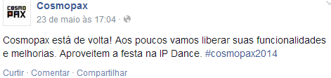 Cosmopax Facebook