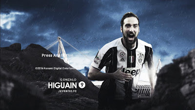 PES 2017 Gonzalo Higuain (Juventus) Starting Screen by Leo05