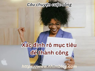 Xác định rõ mục tiêu để thành công