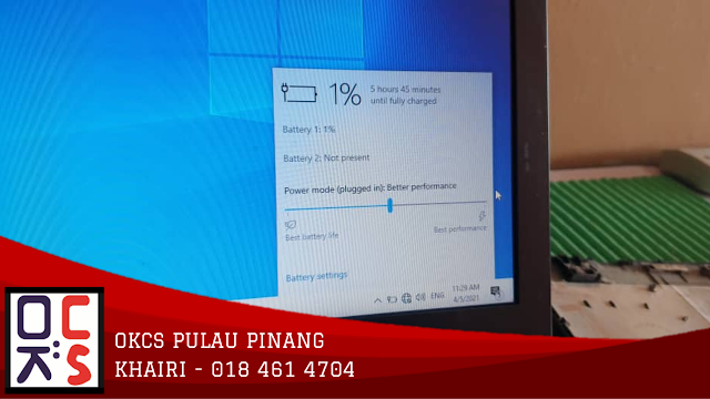 SOLVED: KEDAI LAPTOP BUKIT TENGAH | DELL LATITUDE E6410 BATTERY CANT CHARGE, STUCK 1% WHEN CHARGING, SUSPECT BATTERY PROBLEM, NEW BATTERY REPLACEMENT