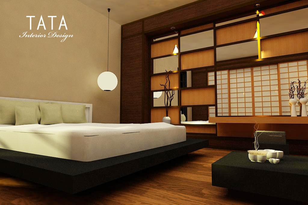 Desain interior kamar  tidur  Modern jepang  TATA 