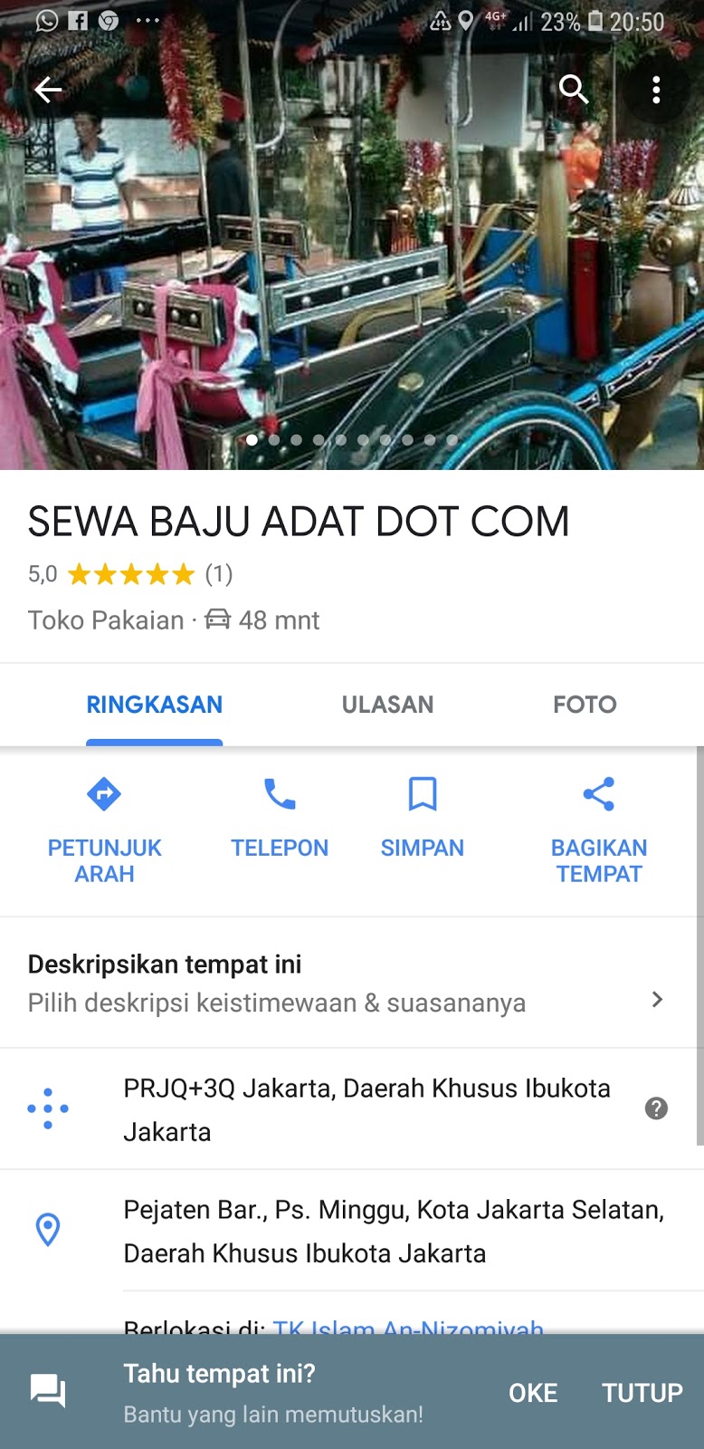 SEWA BAJU PENGANTIN ADAT, SEWA BAJU BODO dewasa s/d Jumbo 