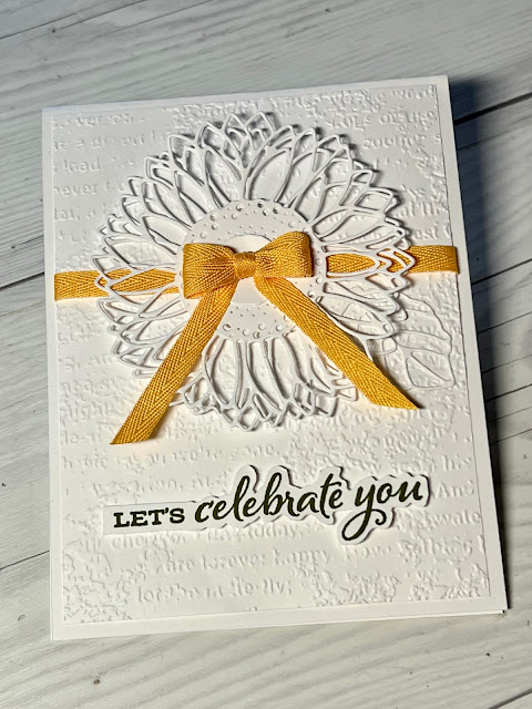 Sunglower Greeting Card using Stampin' Up! Celebrate Sunflowers