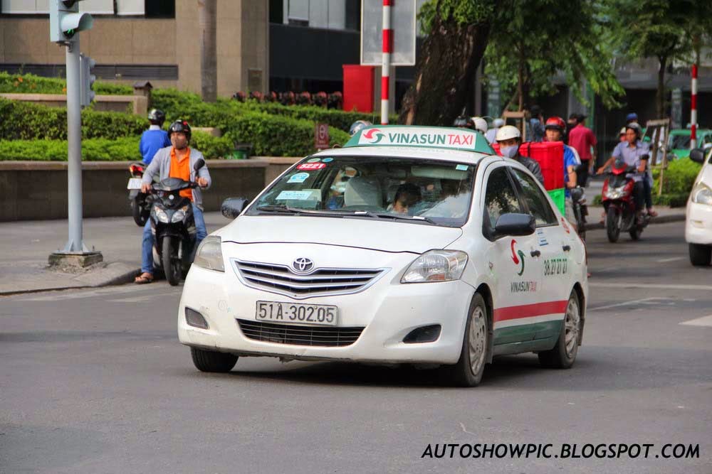 Vietnam Taxi Toyota Vios Second Generation