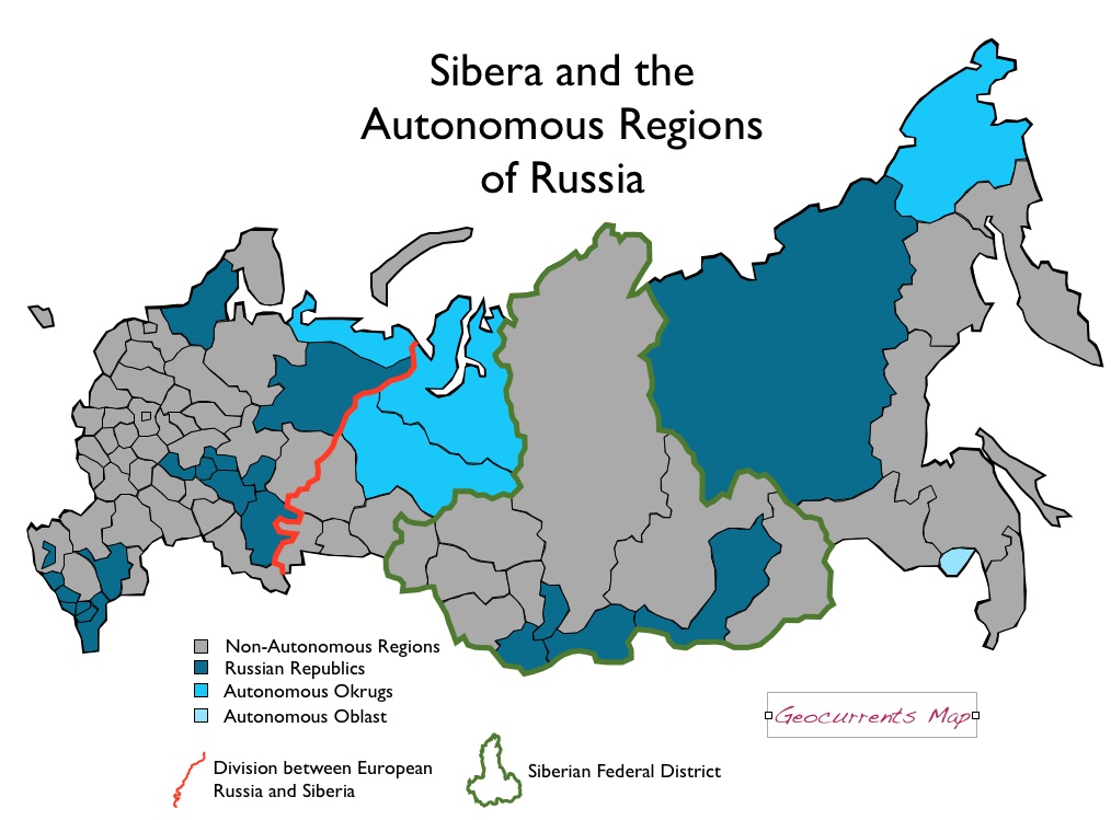 Siberia Is More Russian Than European Russia