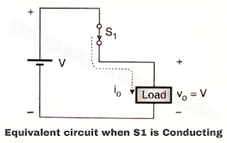 Equivalent circuit when S1 is conducting