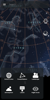 Stellarium Mobile Plus screen snap