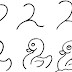 Learn to draw a swan from number for kids