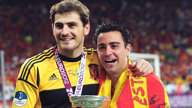 Casillas and Xavi