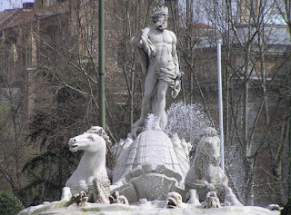 Madrid, Fuente de Neptuno.