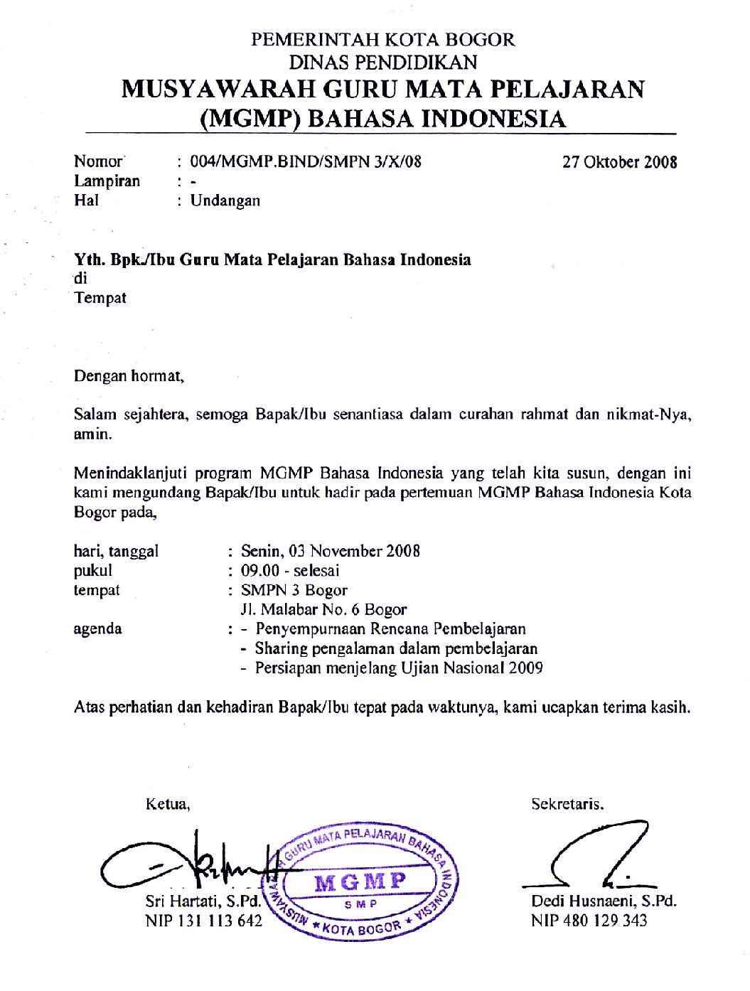 Surat Resmi & Seluk Beluknya