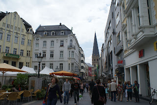 El centro peatonal de Bonn